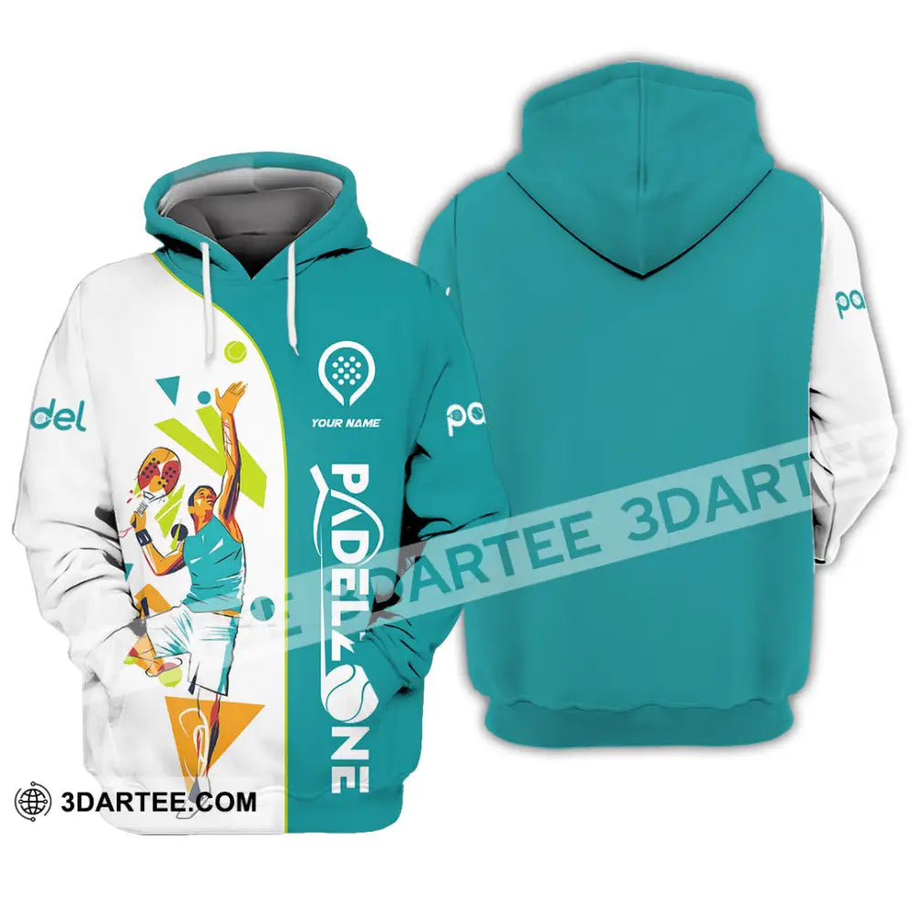 Unisex Shirt - Custom Text Shirt Padel Zone Shirt Hoodie / S T-shirt
