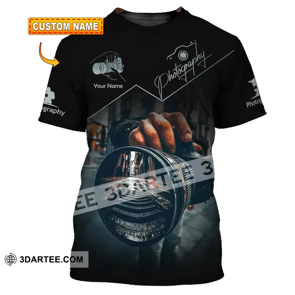 Unisex Shirt - Custom Text Shirt Photographer Shirt T-shirt