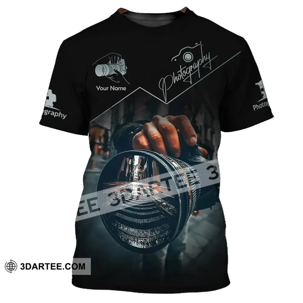 Unisex Shirt - Custom Text Shirt Photographer Shirt T-Shirt / S T-shirt