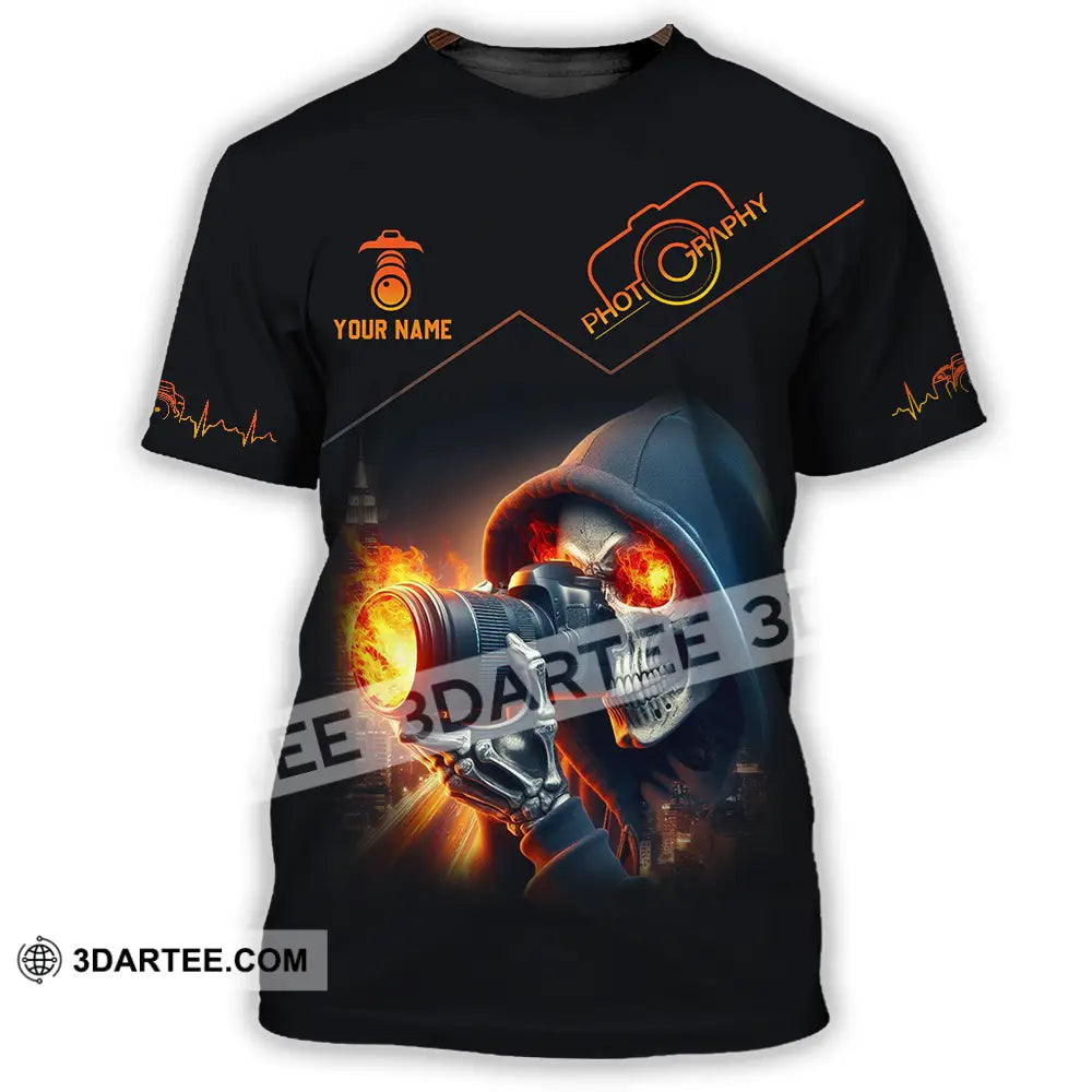 Unisex Shirt - Custom Text Shirt Photography Shirt T-Shirt / S T-shirt