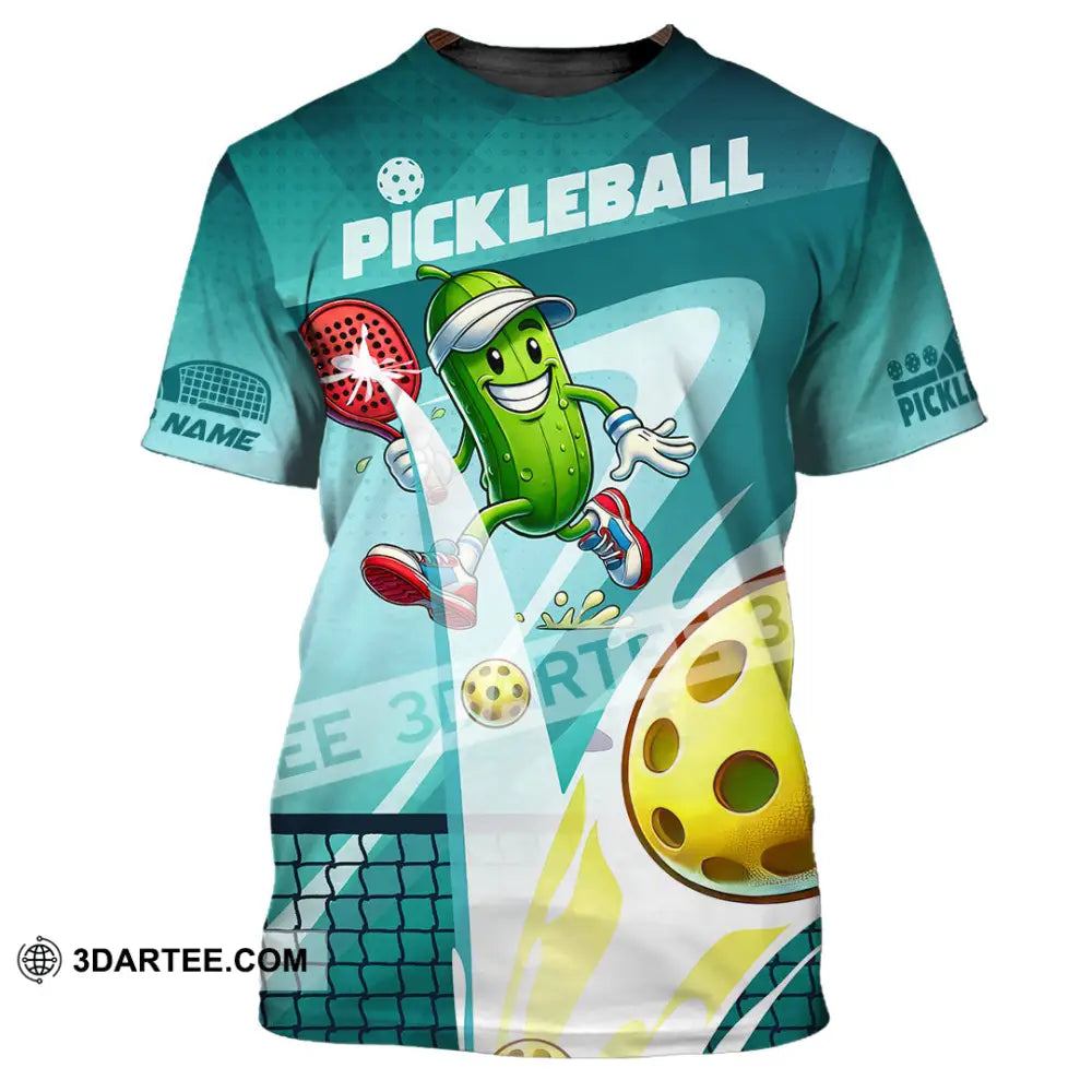 Unisex Shirt - Custom Text Shirt Pickle Ball Shirt T-Shirt / S T-shirt