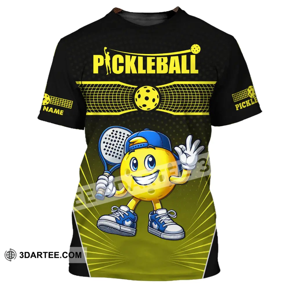 Unisex Shirt - Custom Text Shirt Pickle Ball Shirt T-Shirt / S T-shirt