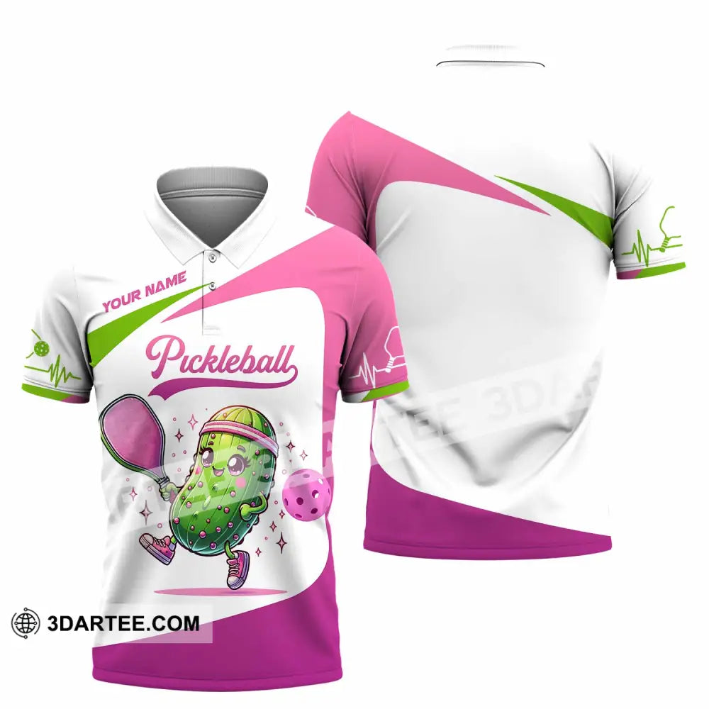 Unisex Shirt - Custom Text Shirt Pickleball Shirt Polo Shirt / S T-shirt