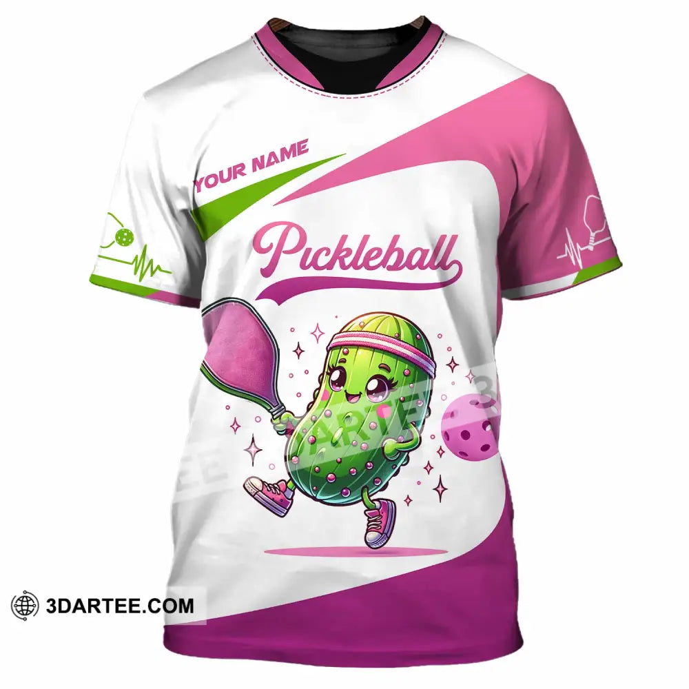 Unisex Shirt - Custom Text Shirt Pickleball Shirt T-Shirt / S T-shirt