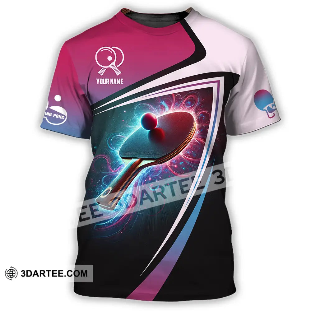 Unisex Shirt - Custom Text Shirt Ping Pong Shirt T-Shirt / S T-shirt