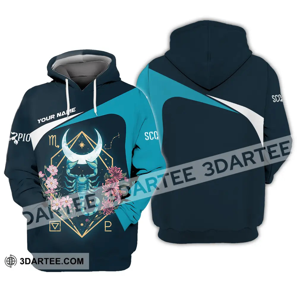 Unisex Shirt - Custom Text Scorpio Hoodie / S T-Shirt