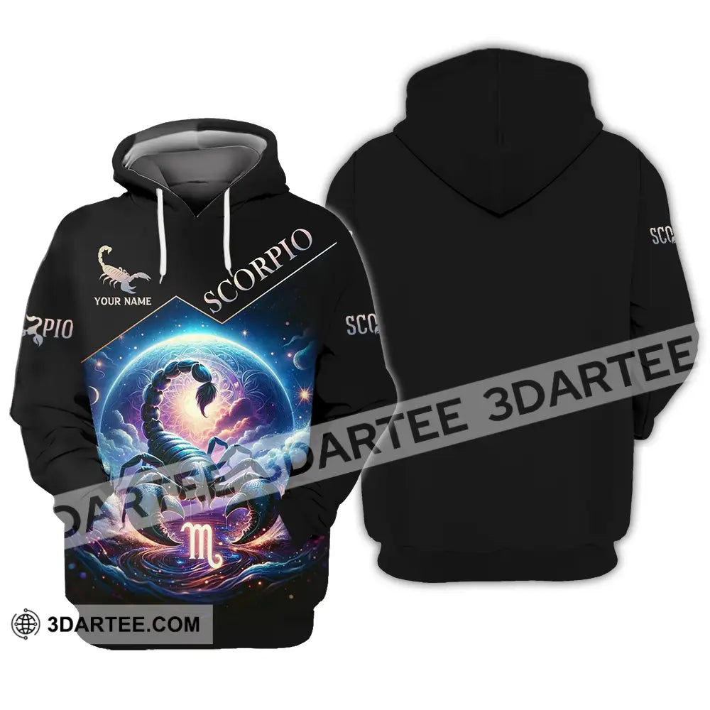 Unisex Shirt - Custom Text Scorpio Hoodie / S T-Shirt