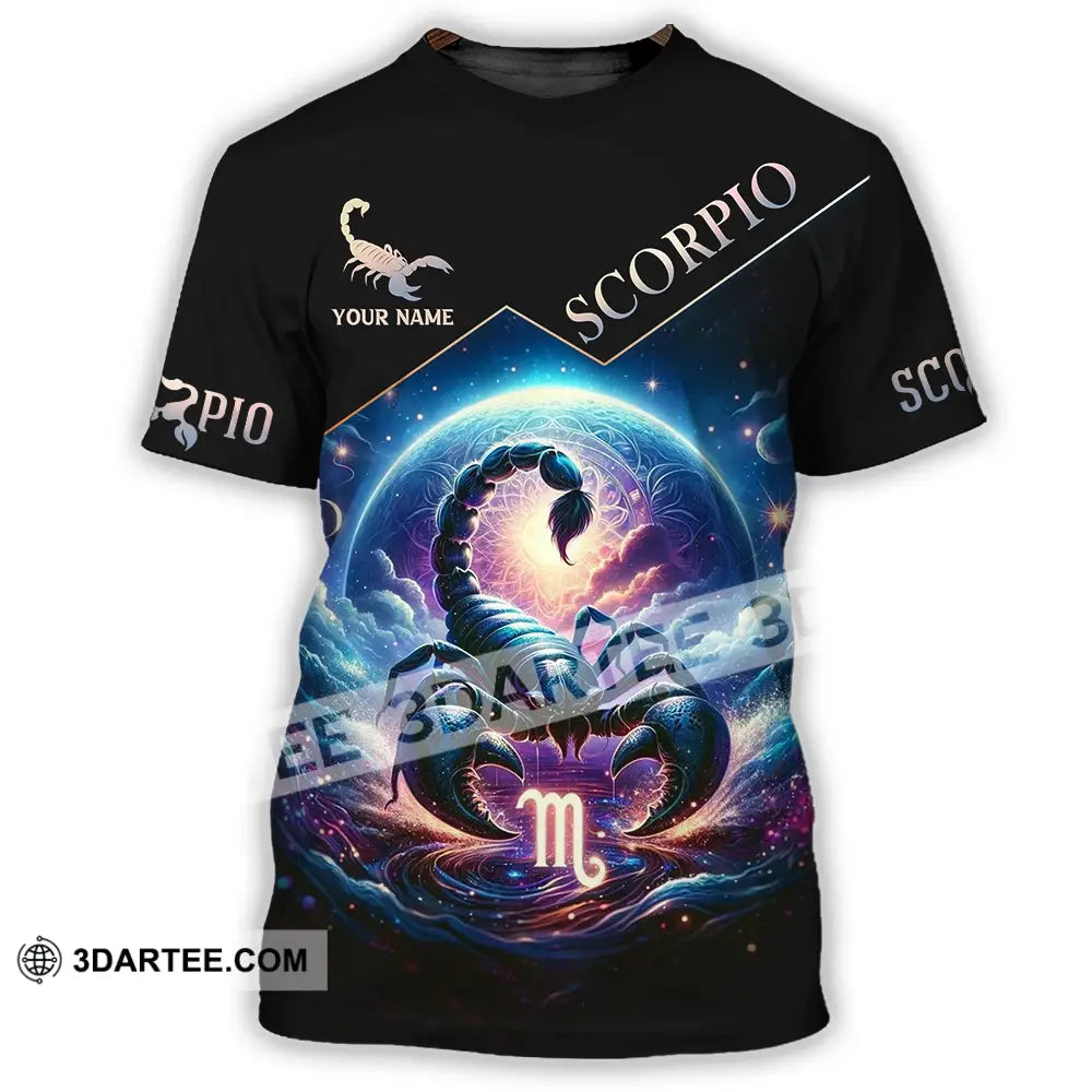 Unisex Shirt - Custom Text Scorpio T-Shirt / S T-Shirt