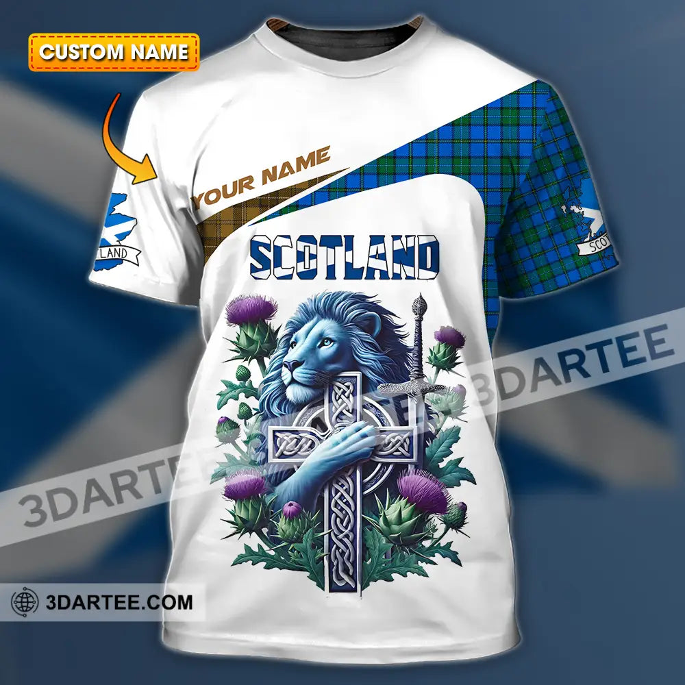 Unisex Shirt - Custom Text Shirt Scotland Shirt T-shirt