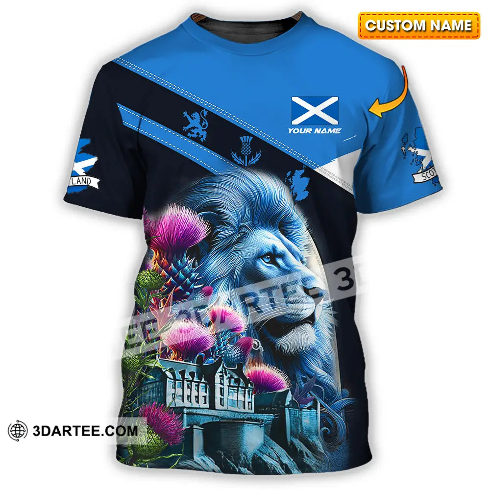 Unisex Shirt - Custom Text Shirt Scotland Shirt T-shirt