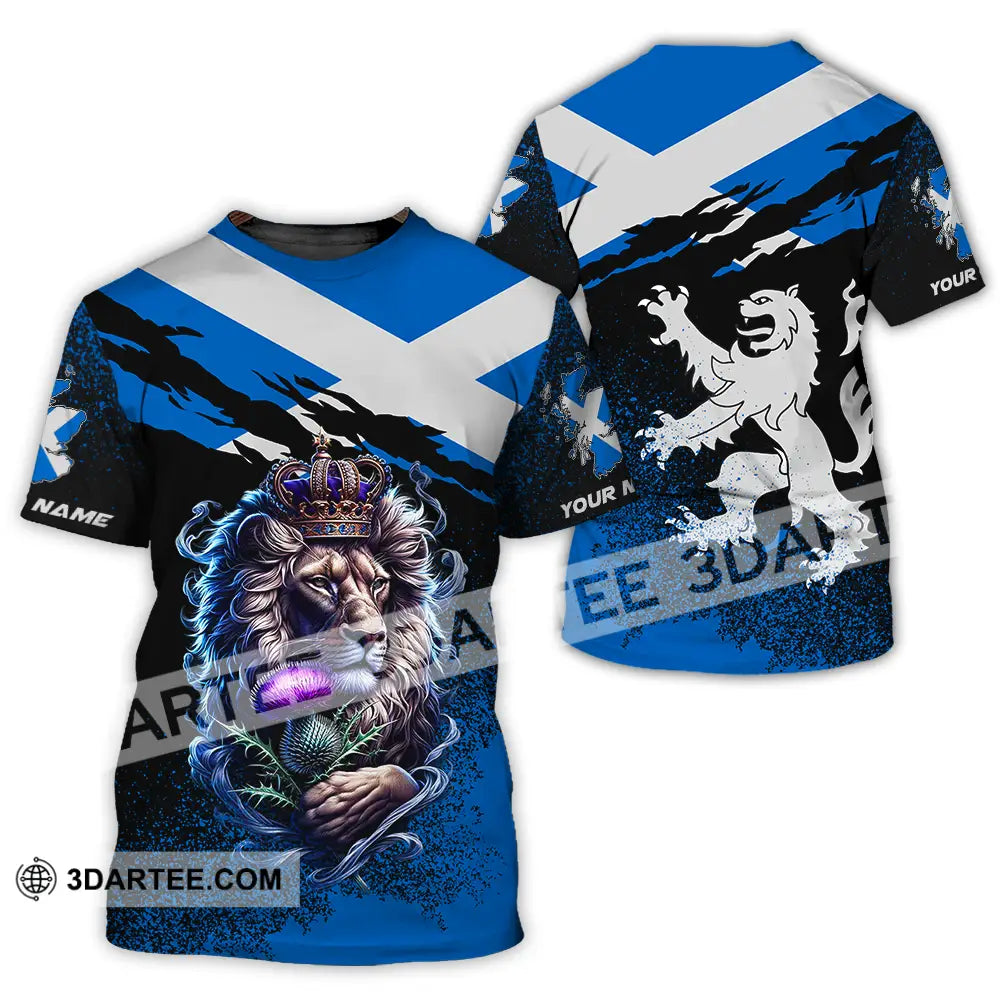 Unisex Shirt - Custom Text Scotland T-Shirt / S T-Shirt