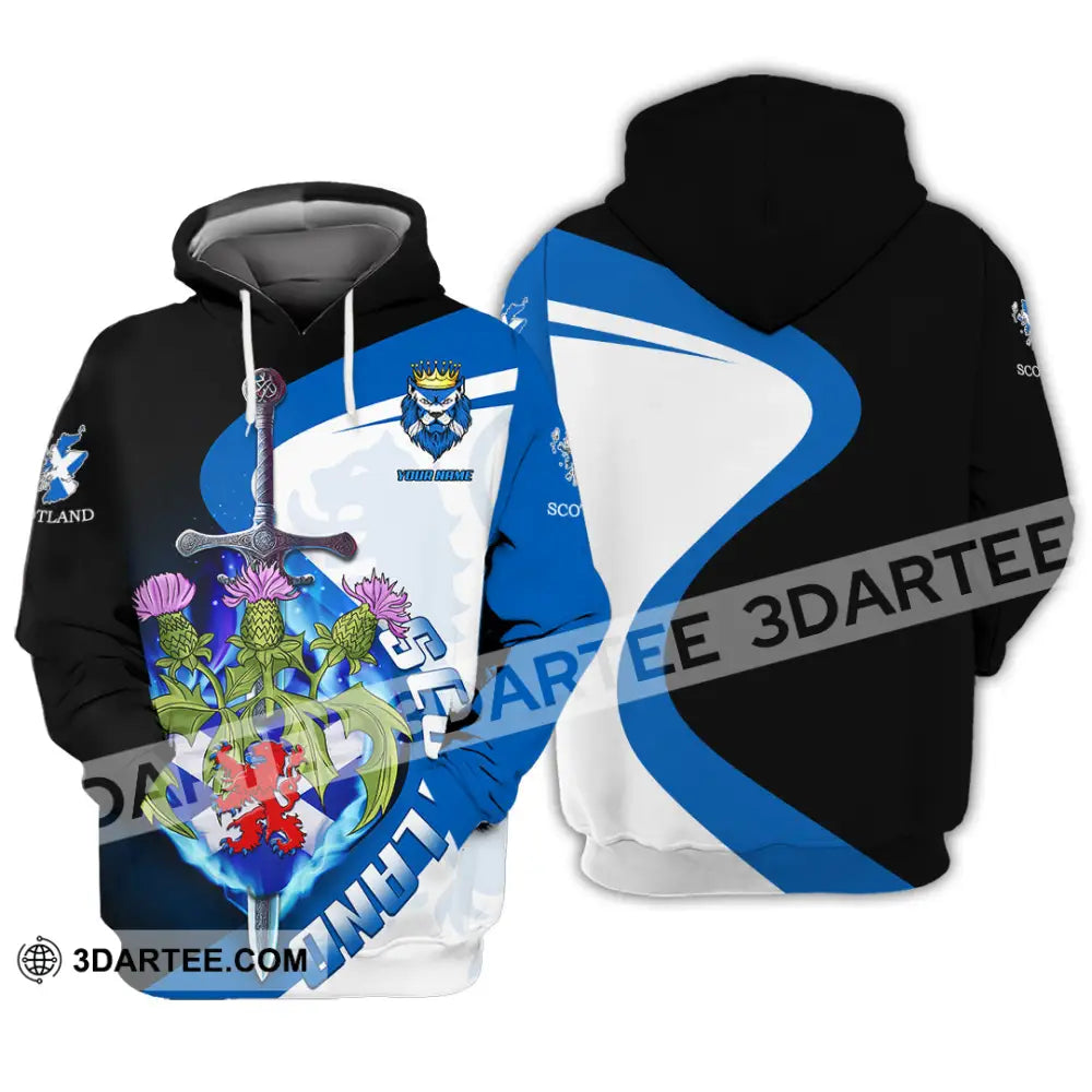 Unisex Shirt - Custom Text Shirt Scottish Shirt Hoodie / S T-shirt