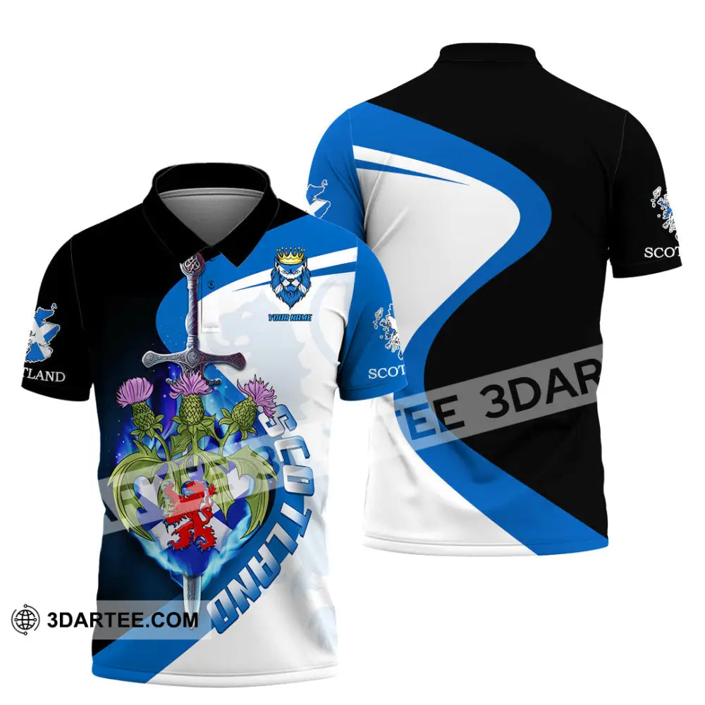 Unisex Shirt - Custom Text Shirt Scottish Shirt Polo Shirt / S T-shirt