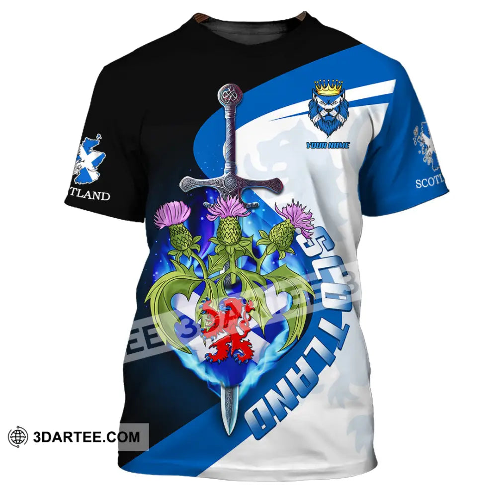 Unisex Shirt - Custom Text Shirt Scottish Shirt T-Shirt / S T-shirt