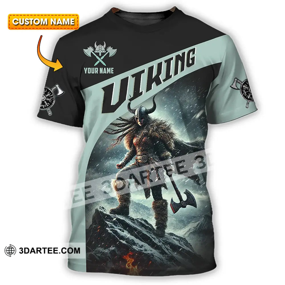 Unisex Shirt - Custom Text Viking T-Shirt