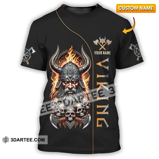 Unisex Shirt - Custom Text Viking T-Shirt