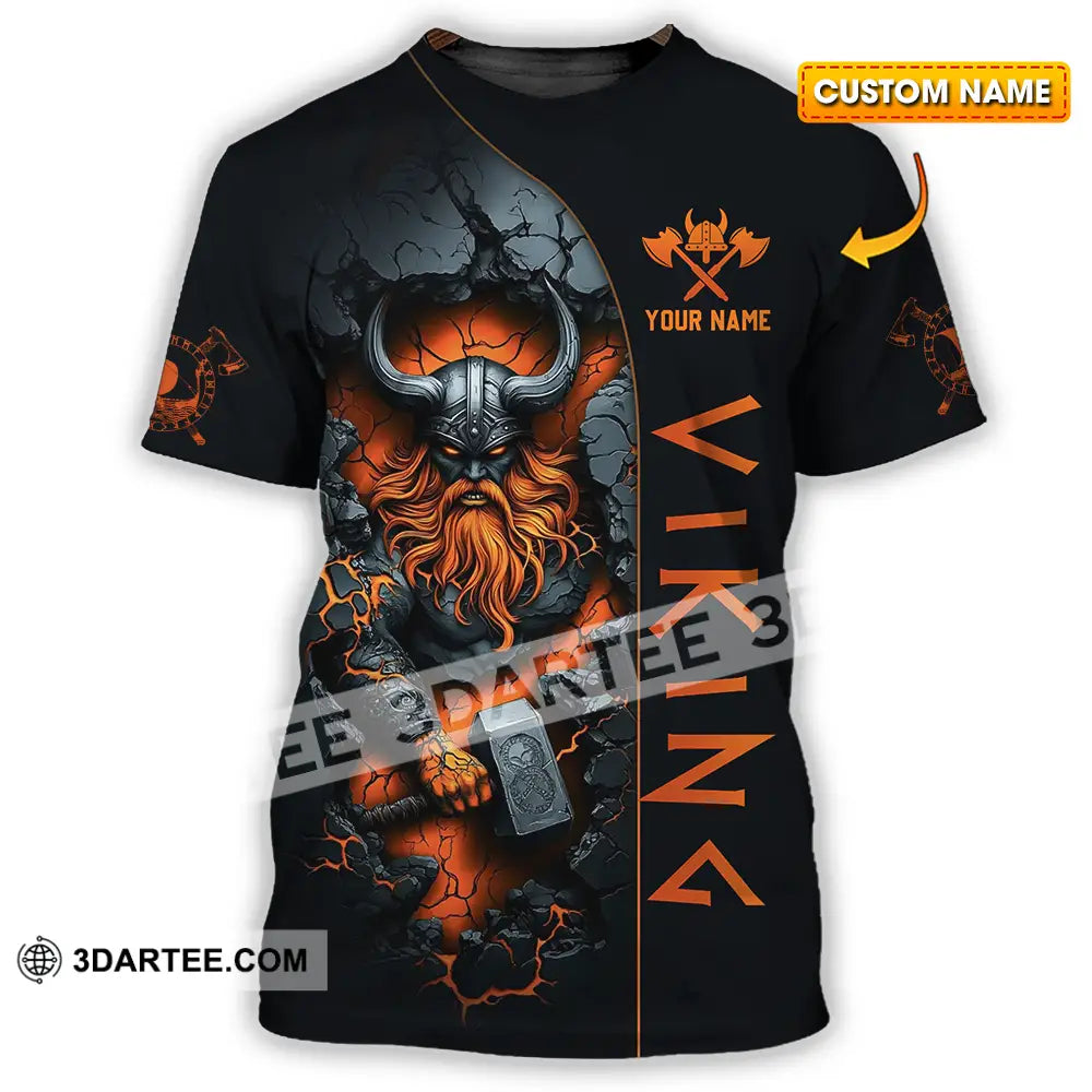 Unisex Shirt - Custom Text Viking T-Shirt