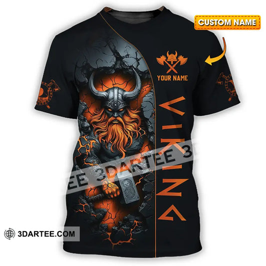 Unisex Shirt - Custom Text Viking T-Shirt