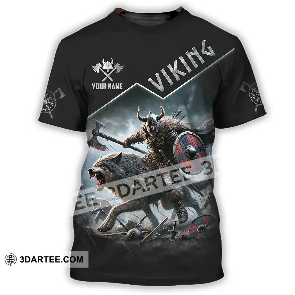 Unisex Shirt - Custom Text Viking T-Shirt / S T-Shirt