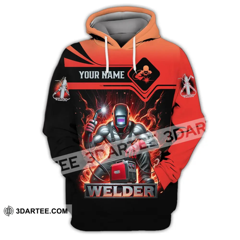 Unisex Shirt - Custom Text Welder Hoodie / S T-Shirt