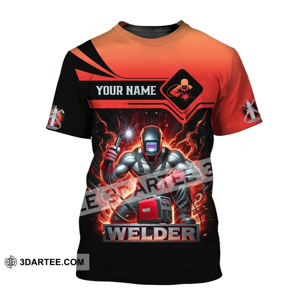 Unisex Shirt - Custom Text Welder T-Shirt / S T-Shirt