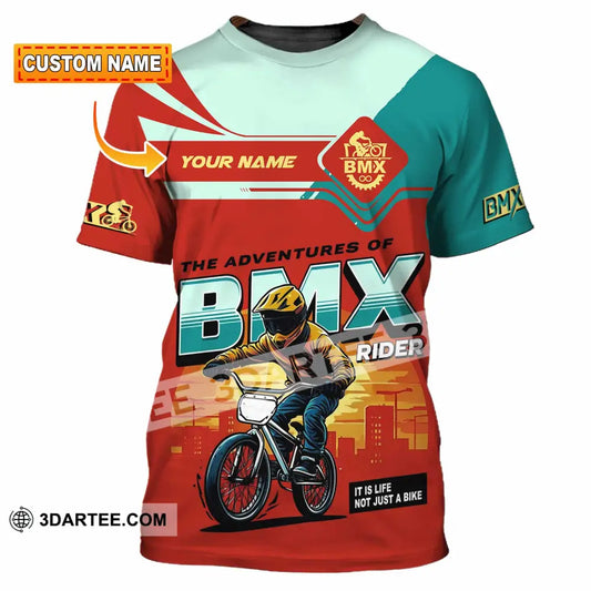 Unisex Shirt - Custom The Adventures Of BMX Rider Shirt T-shirt