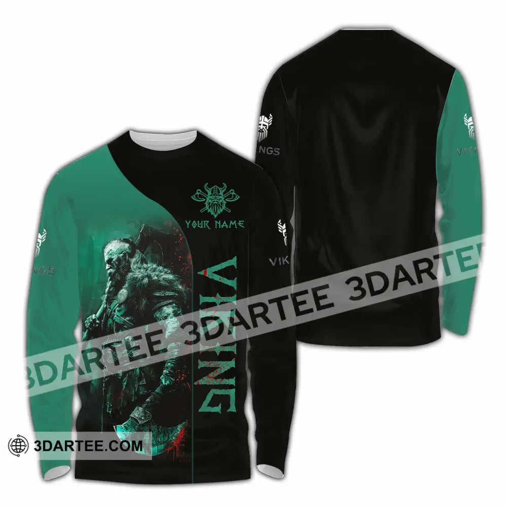 Unisex Shirt Custom Viking Shirt Long Sleeve Shirt / S T shirt