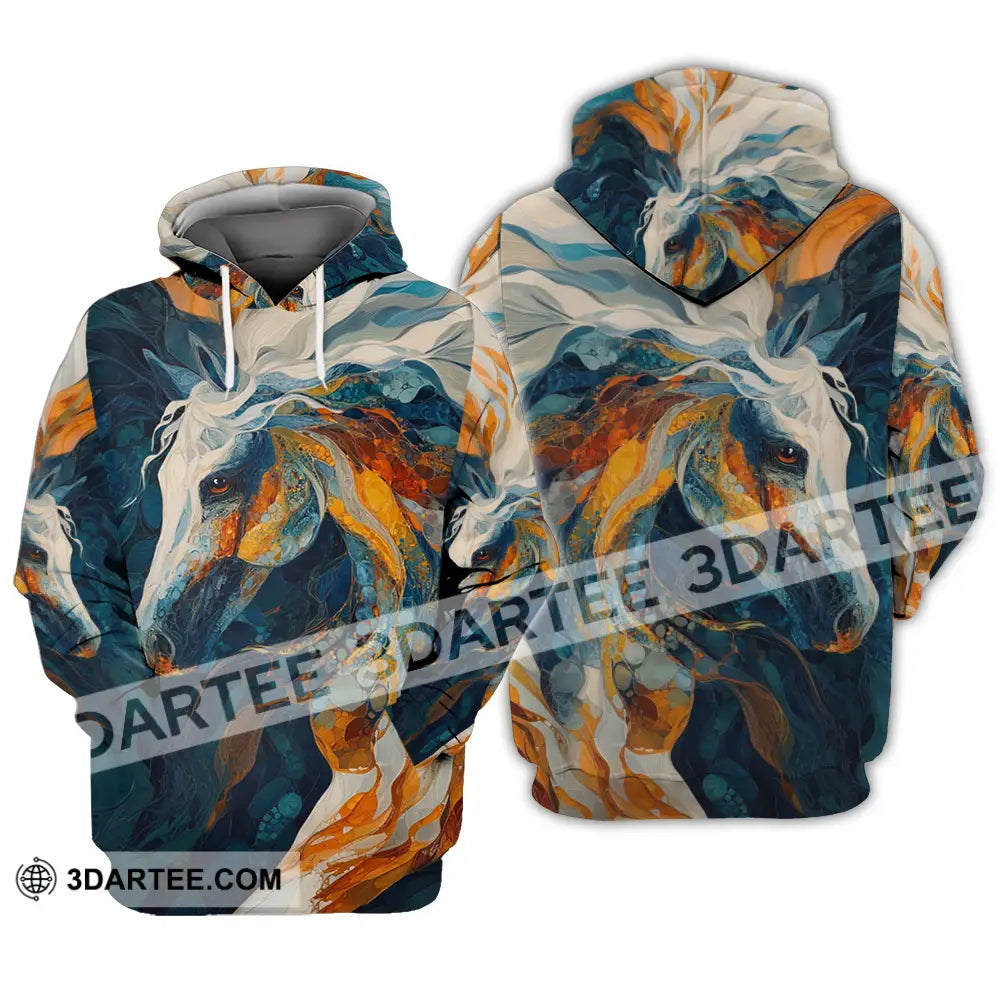 Unisex Shirt - Horse Funny Graphic Shirt Hoodie / S T-shirt