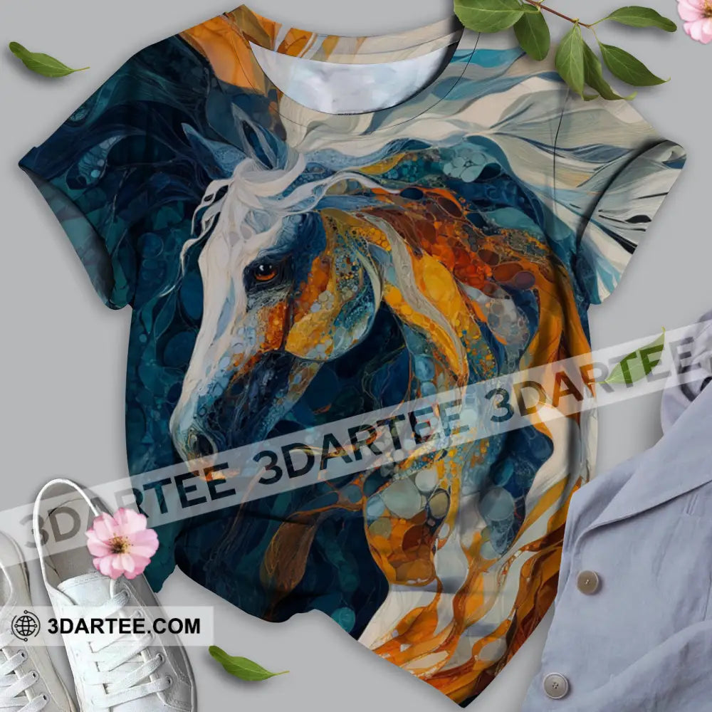 Unisex Shirt - Horse Funny Graphic Shirt T-shirt