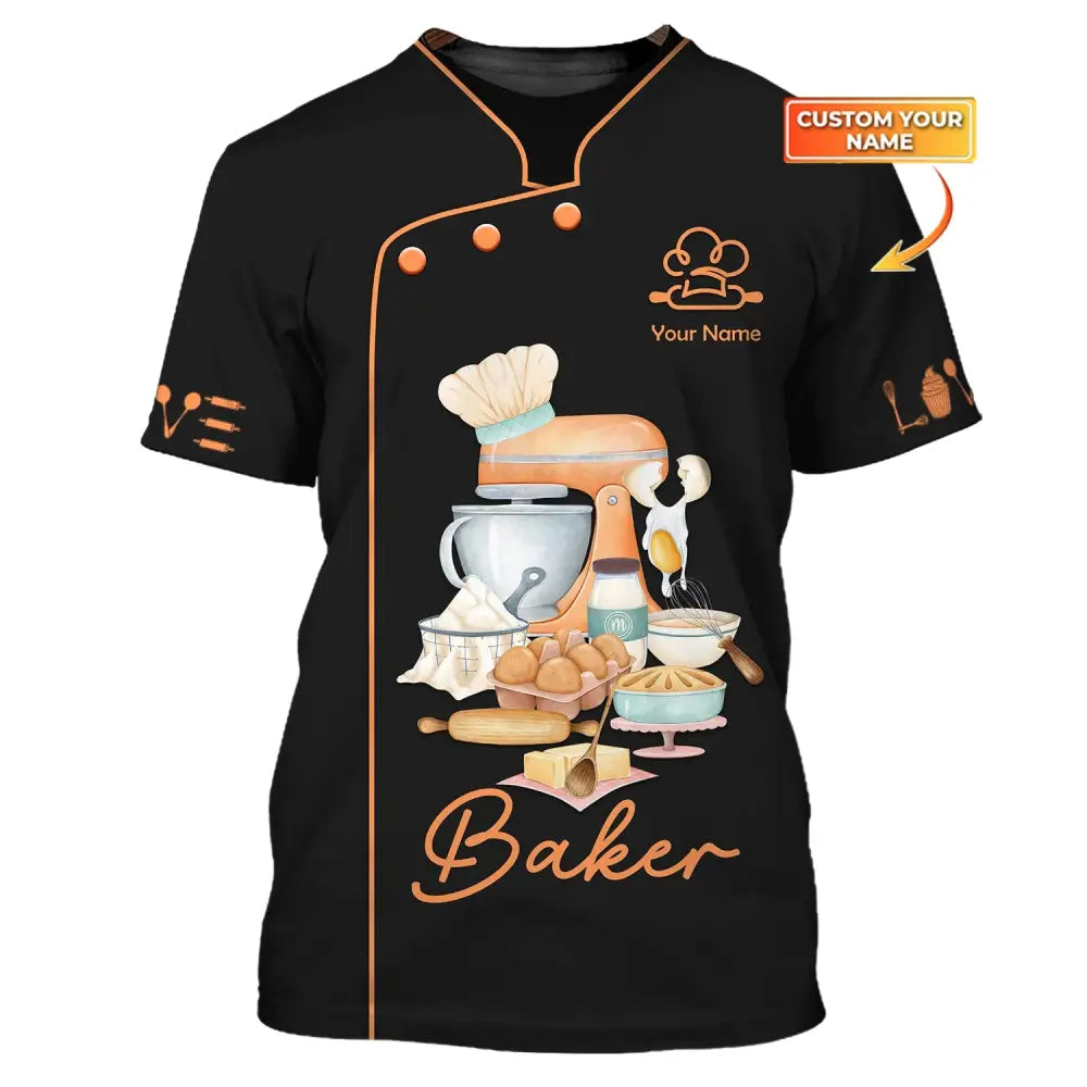 Unisex T-Shirt Baker Shirt Hoodie Baking Gift For Lovers / S