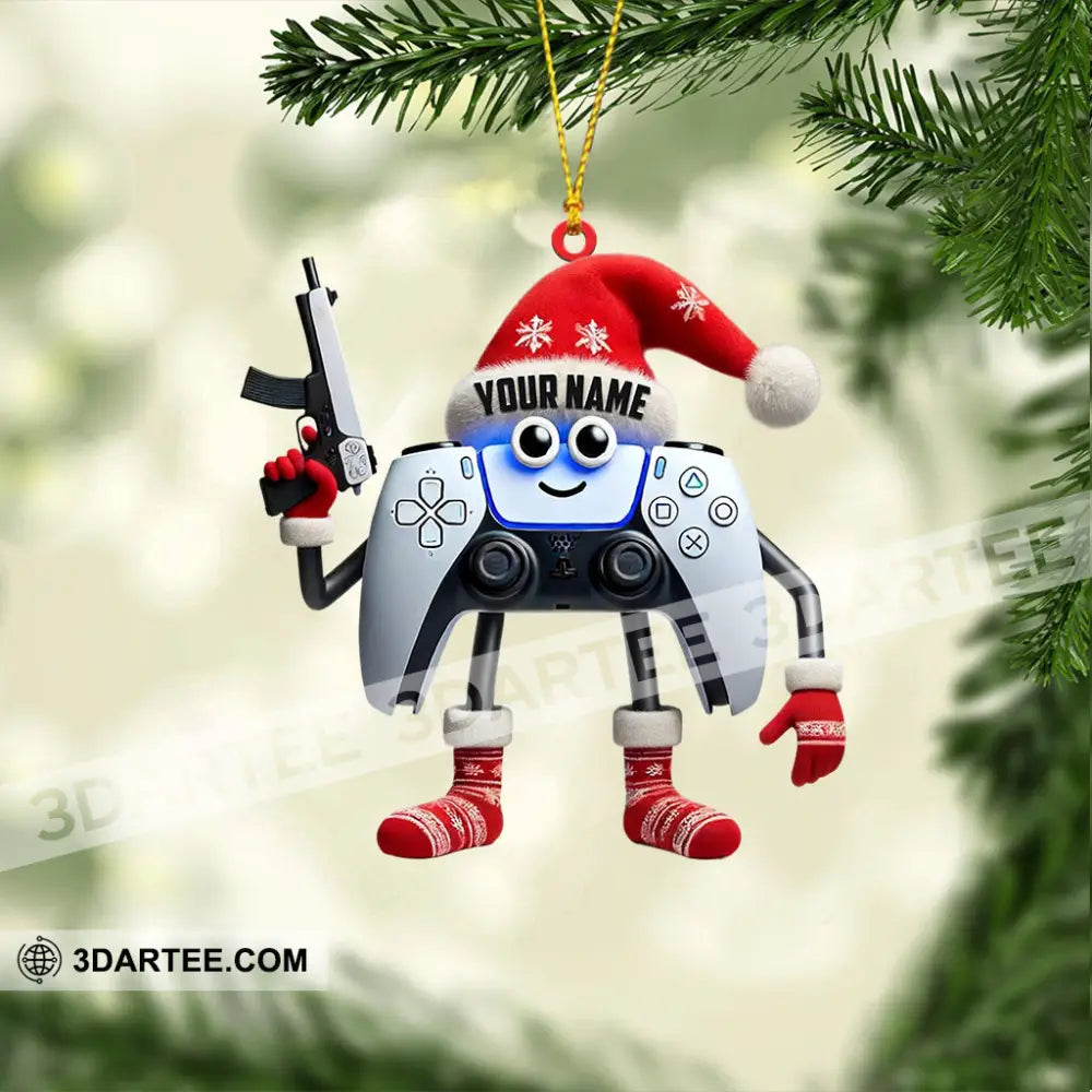 Video Gamer Home Decor Christmas Ornament Personalized Ornament Ornament