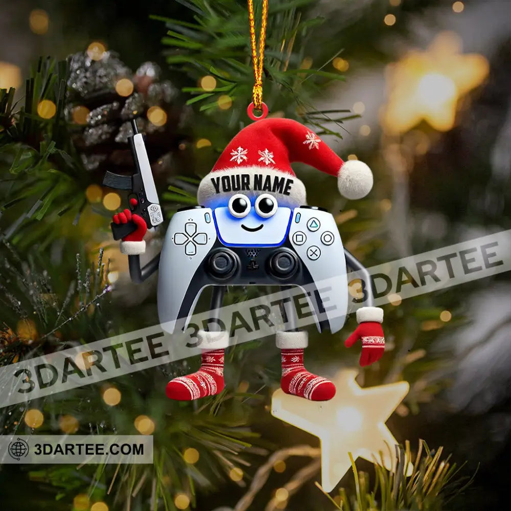 Video Gamer Home Decor Christmas Ornament Personalized Ornament Ornament