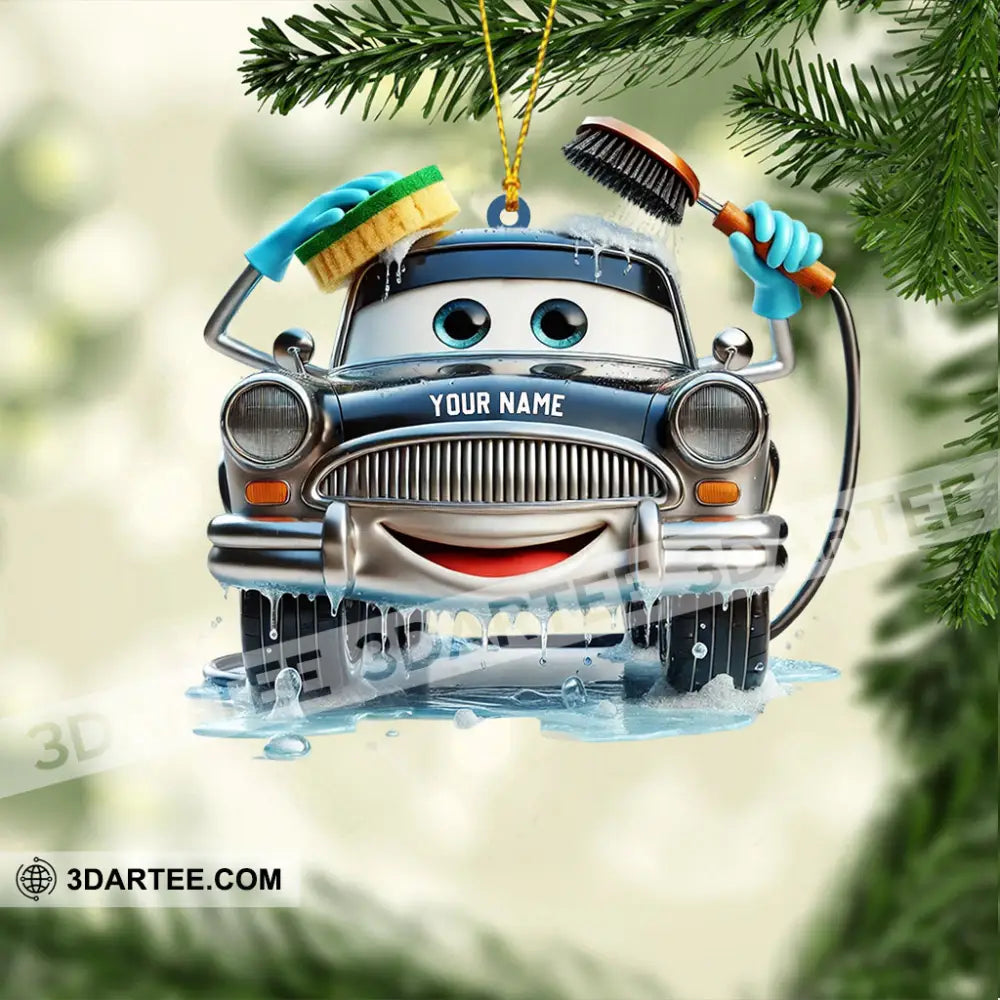 Washing Car Home Decor Christmas Ornament Personalized Ornament Ornament