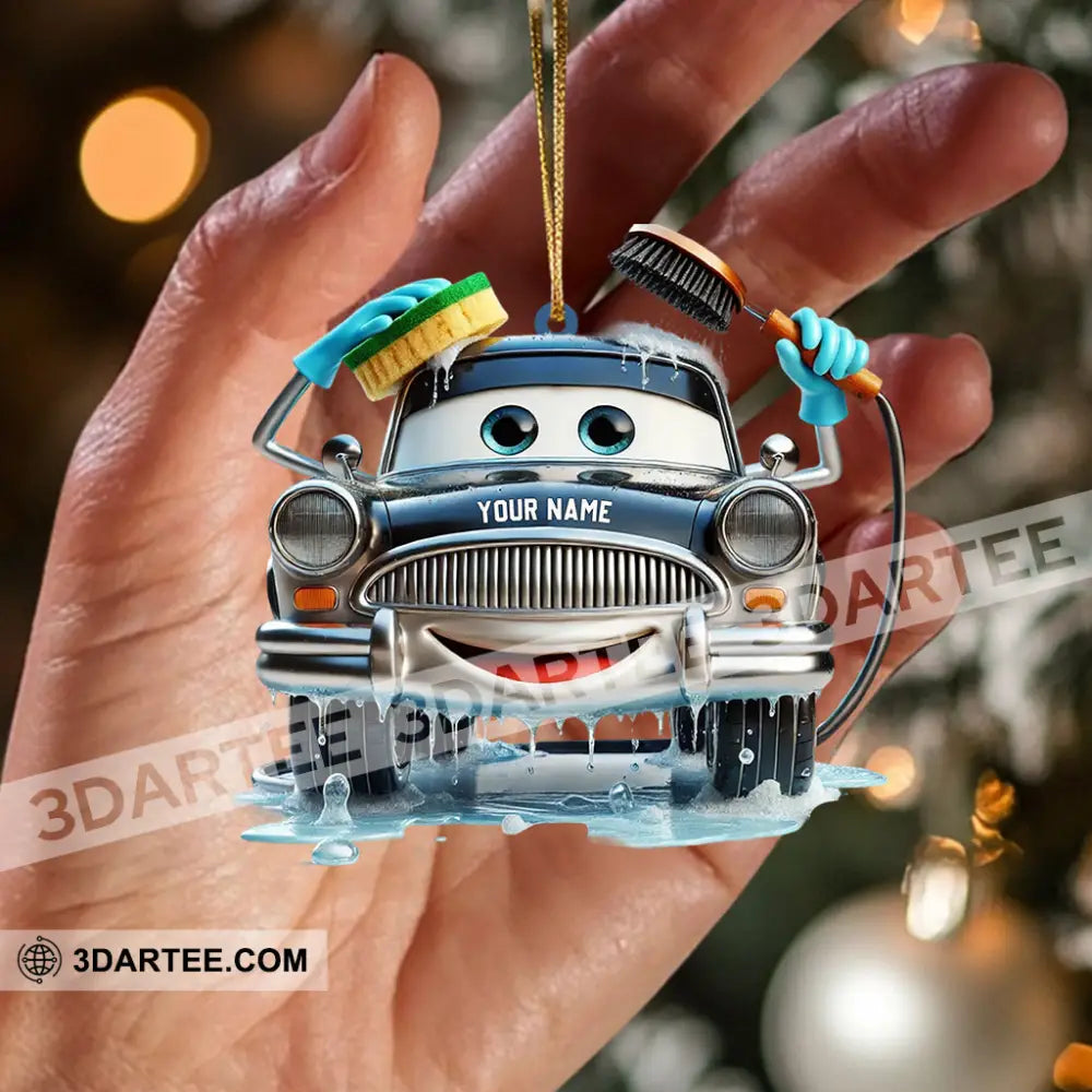 Washing Car Home Decor Christmas Ornament Personalized Ornament Ornament