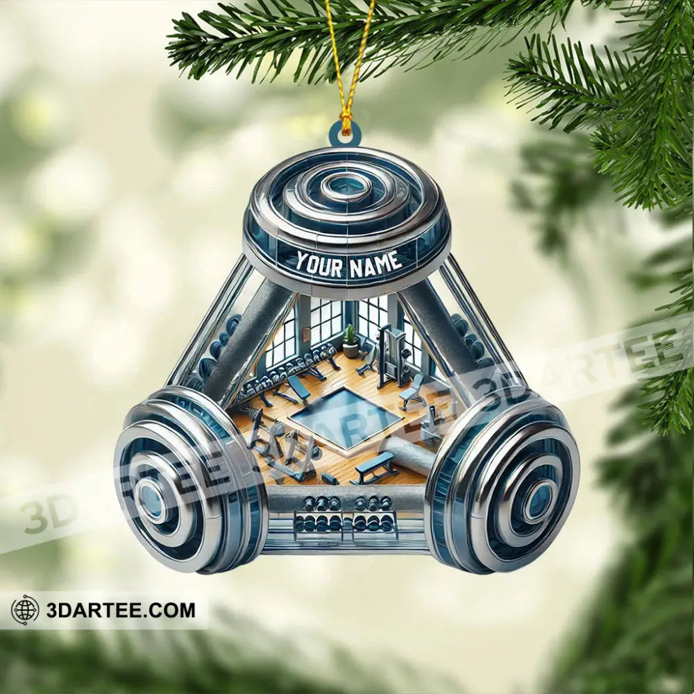 Weight Room Christmas Home Decor Christmas Ornament Personalized Ornament Ornament