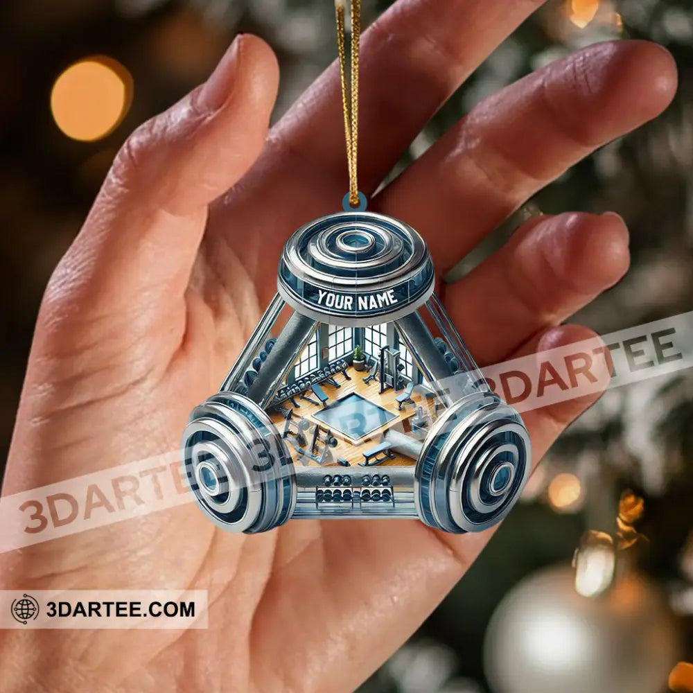 Weight Room Christmas Home Decor Christmas Ornament Personalized Ornament Ornament