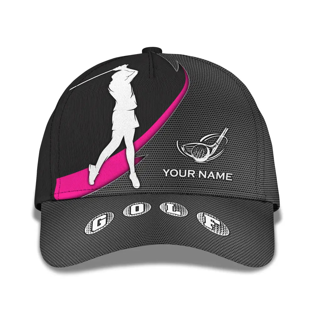 Woman Cap Personalized Golf Classic Hat Gift For Golfter Golfing Gifts T-Shirt