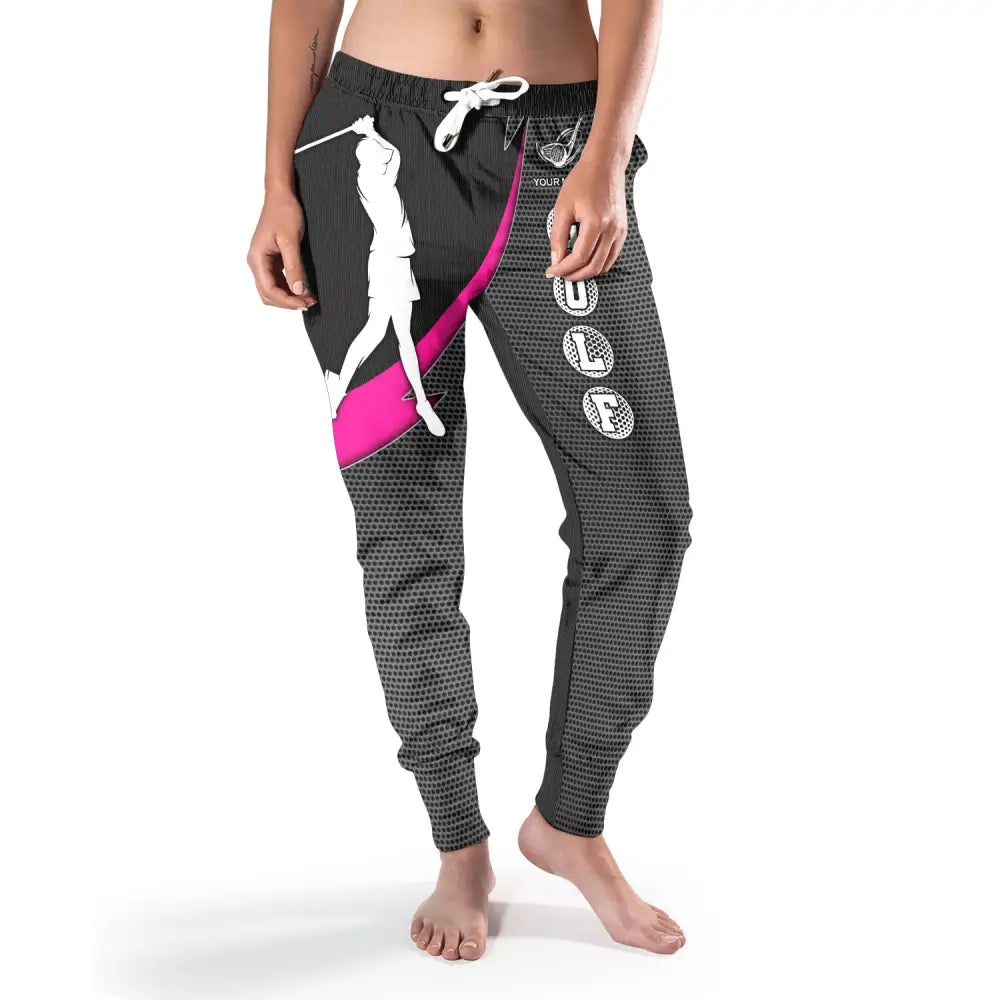Woman Jogger Custom Golf Pants Gift For Golfter Tee Golfing Gifts