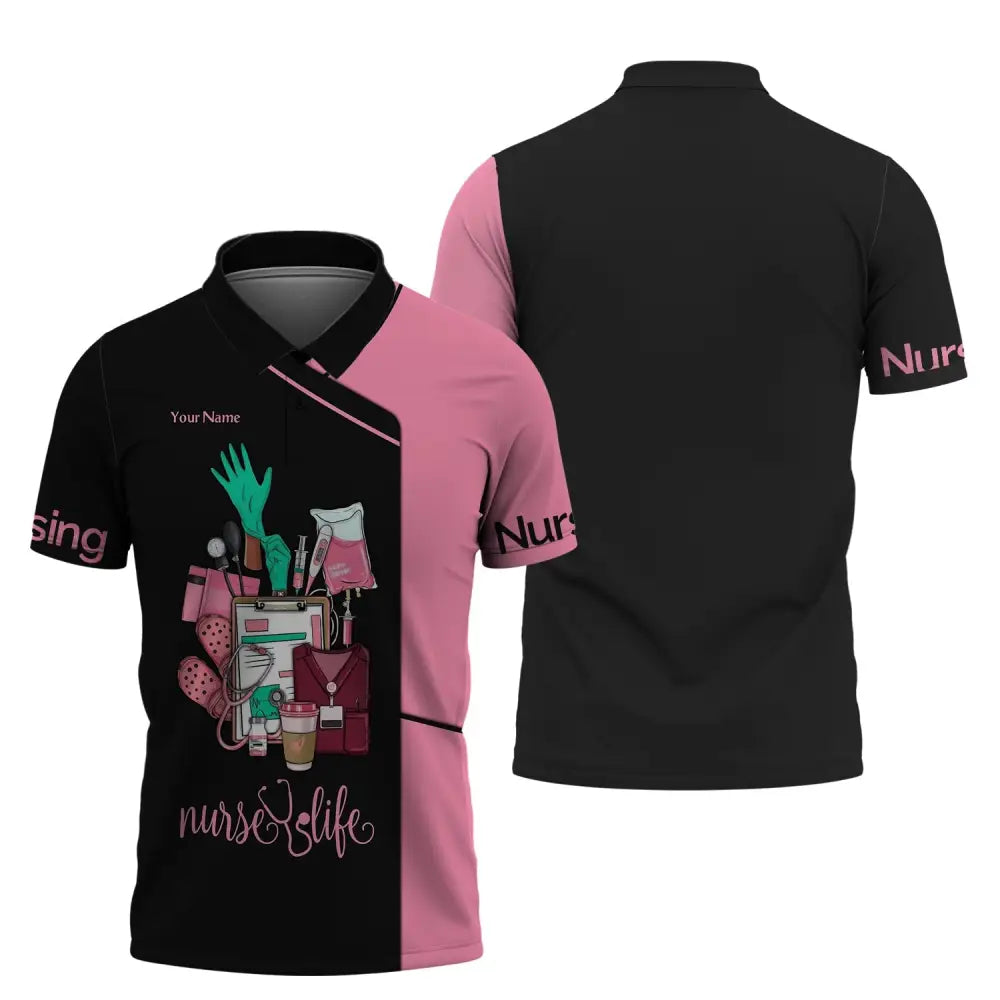 Woman Shirt Nursing Nurse Hoodie For Nurses Polo / S T-Shirt