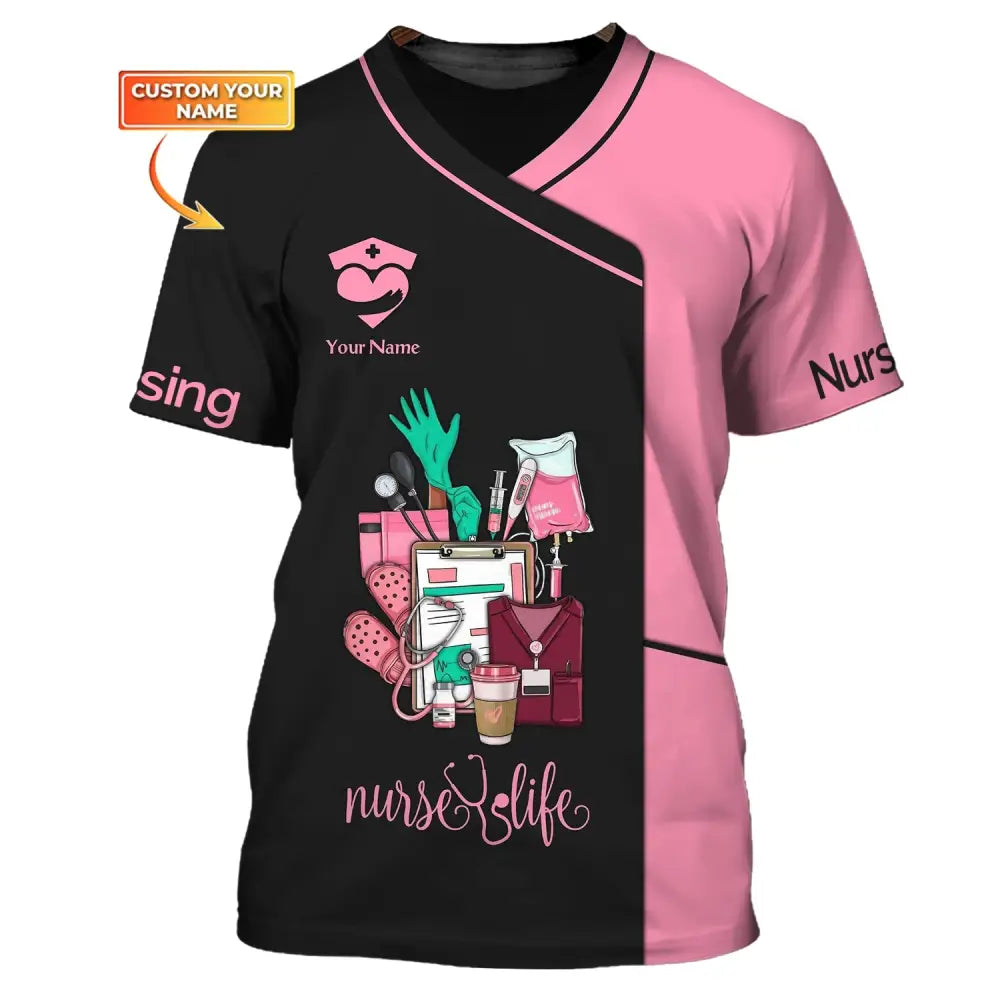 Woman Shirt Nursing Nurse Hoodie For Nurses T-Shirt / S