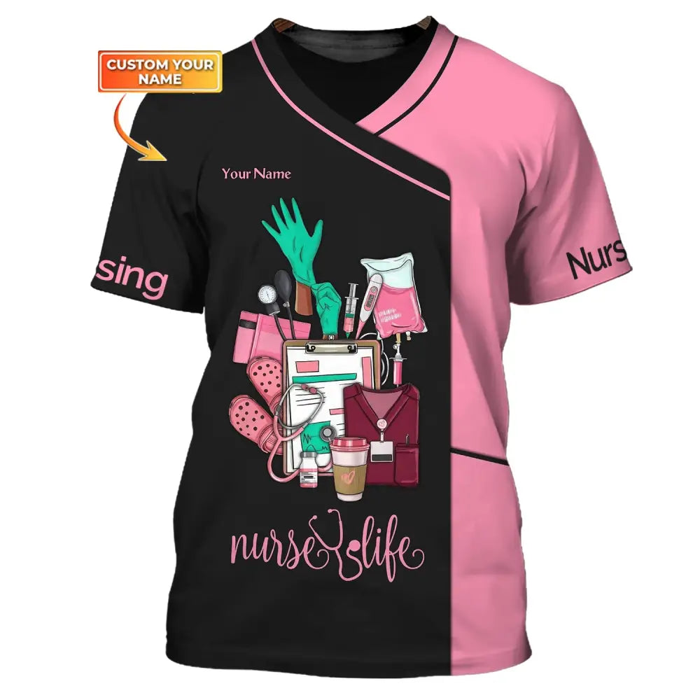 Woman Shirt Nursing Nurse Hoodie For Nurses T-Shirt / S