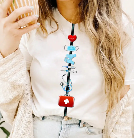 Woman T-Shirt Nursing T-Shirt Shirt For Nurses