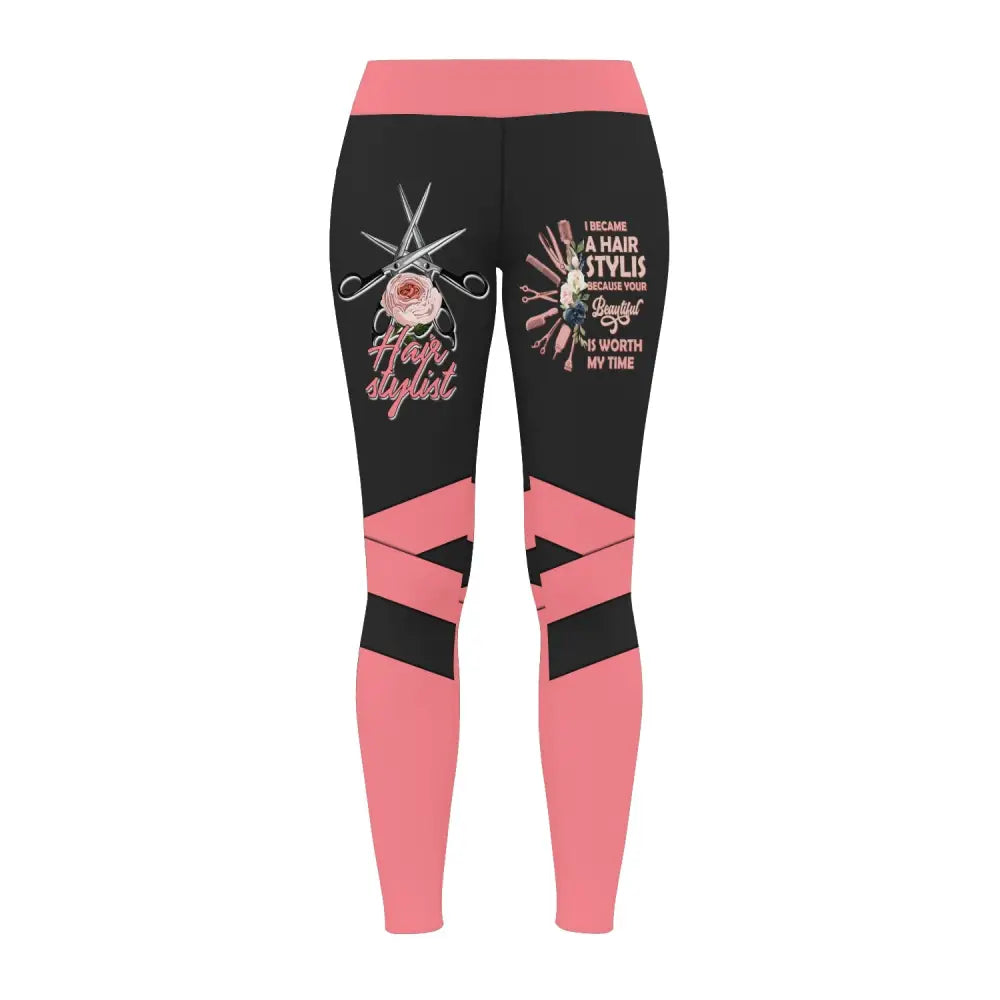 Women Clothing Hairdresser Legging Sportwear Pants For