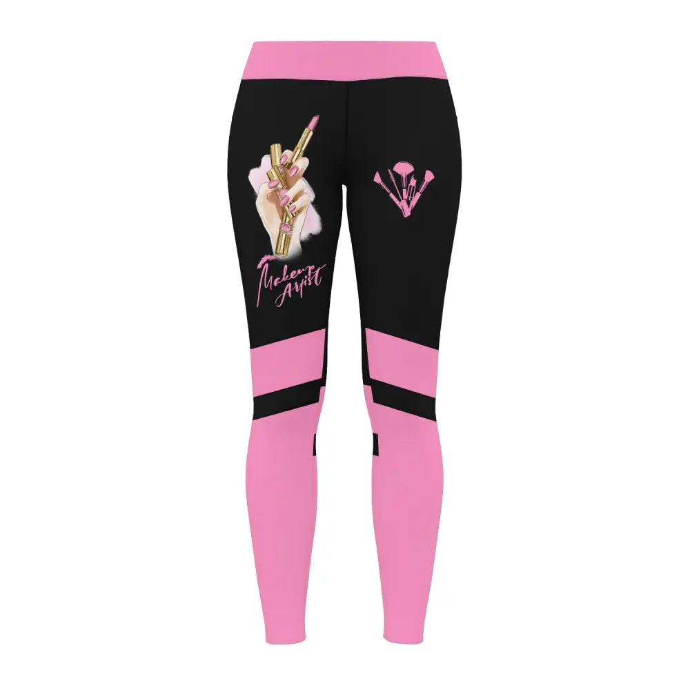 Women Clothing Makeup Artist Sportwear Legging Pants For