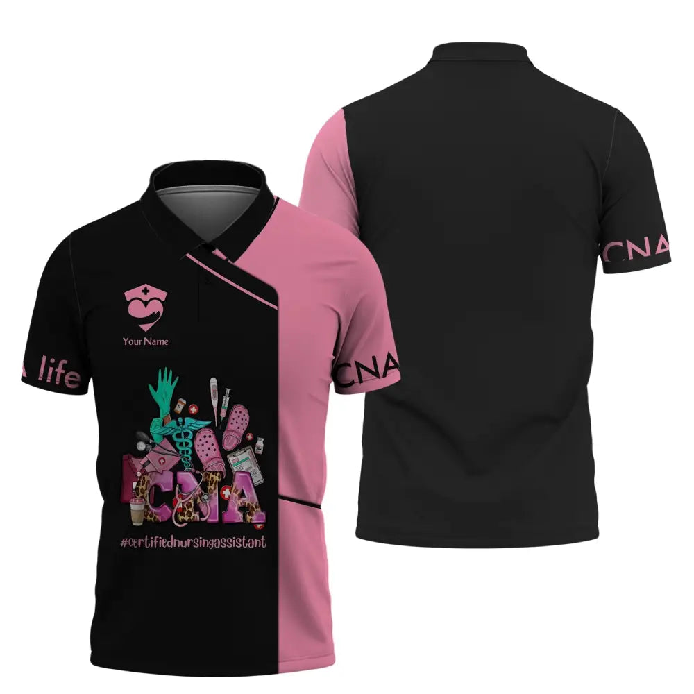 Women Shirt Cna Life T-Shirt For Nurses Polo / S