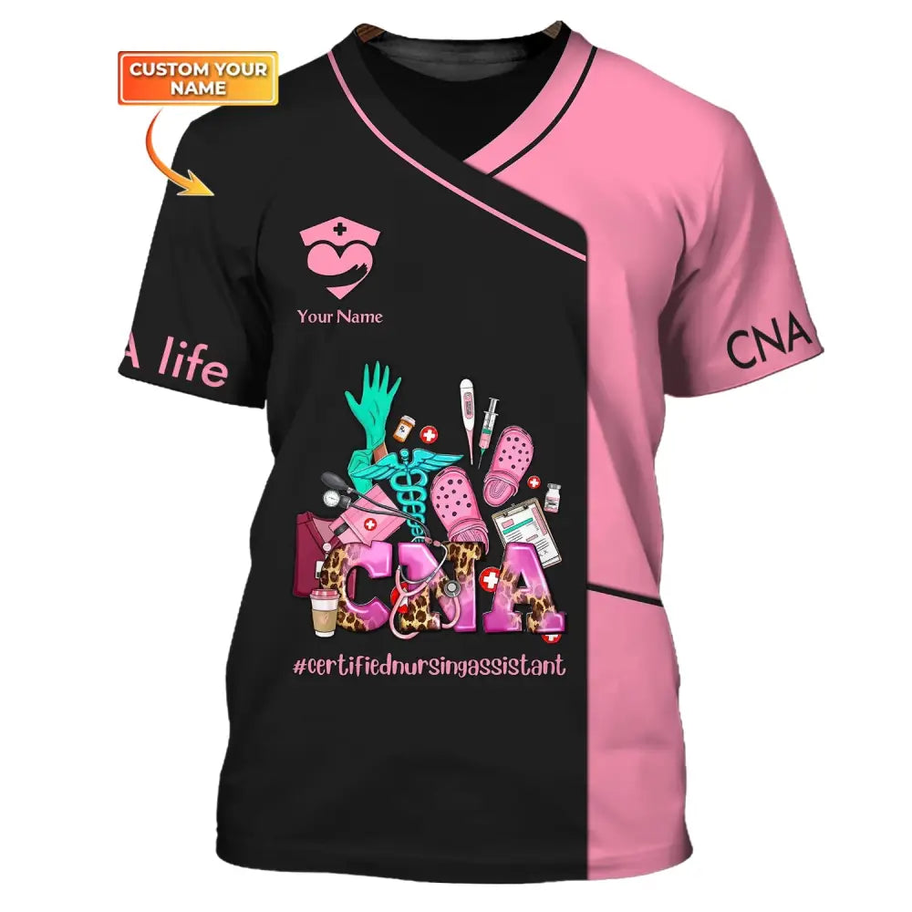 Women Shirt Cna Life T-Shirt For Nurses / S