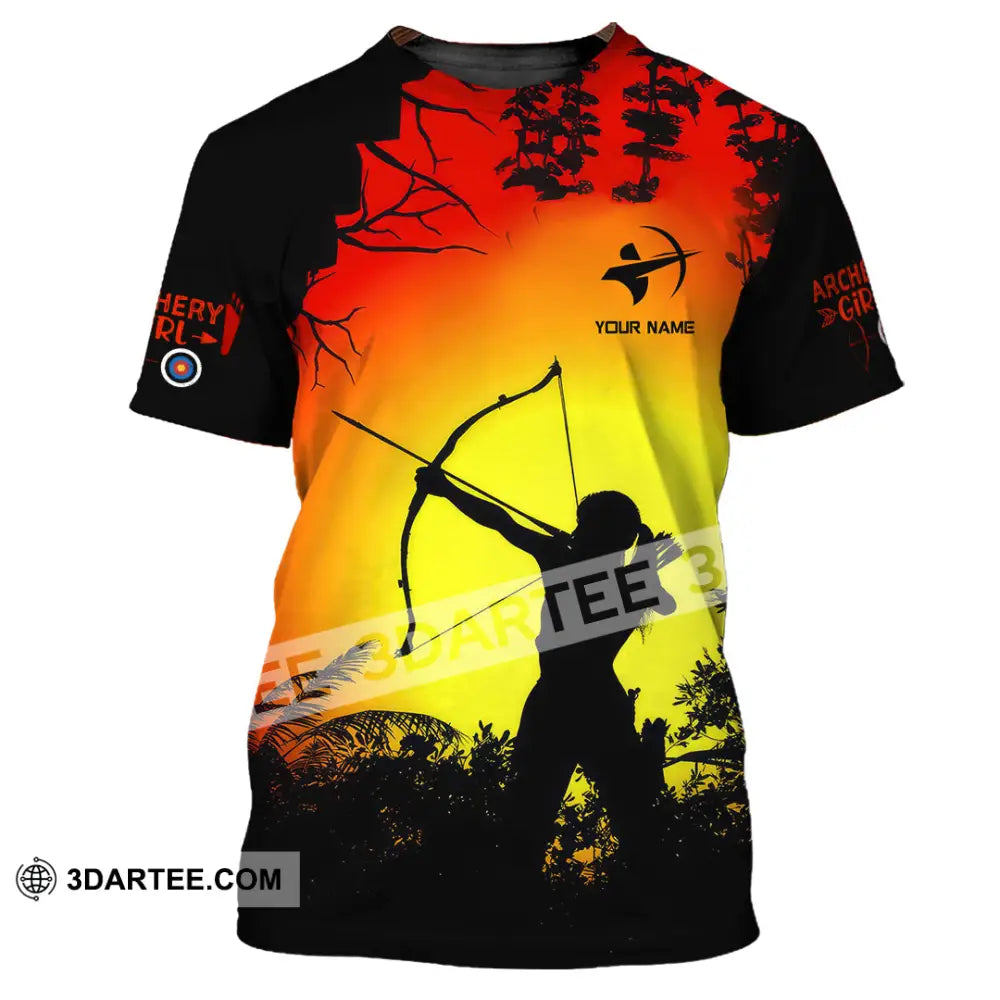 Women Shirt - Custom Archery Girl Lover Archery Player Shirt T-Shirt / S T-shirt