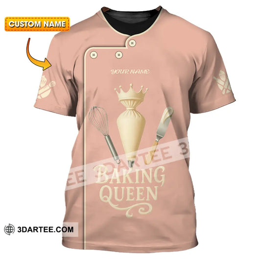 Women Shirt Custom Baking Queen Shirt T shirt
