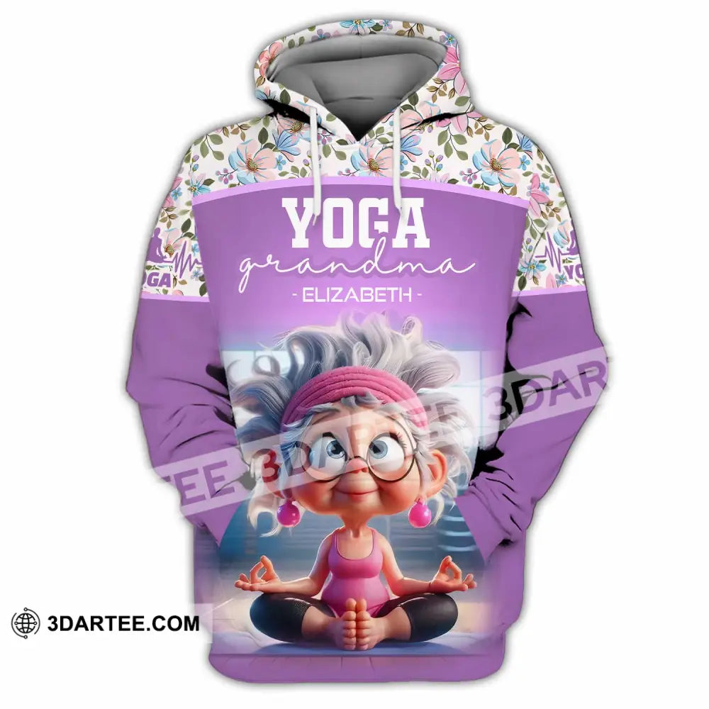 Women Shirt - Custom Chill Relax Yoga Granndma Shirt Hoodie / S T-shirt
