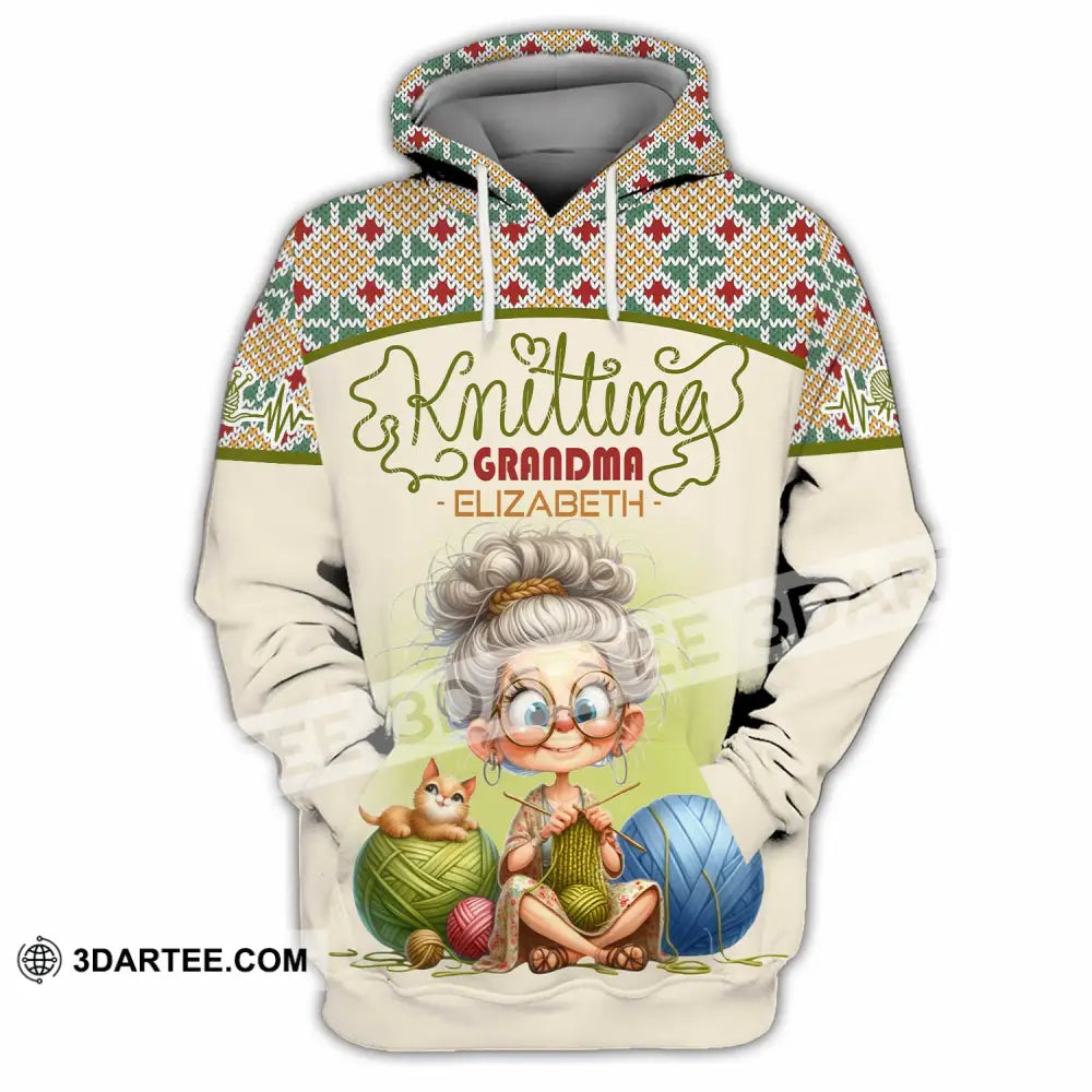 Women Shirt - Custom Knitting Grandma Shirt Hoodie / S T-shirt